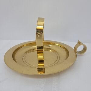 PartyLite Gold Brass Candle Holder